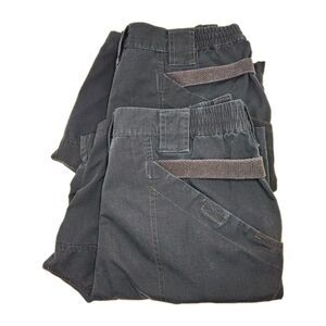 5.11 Tactical Taclite Pro Ripstop Shorts Men's‎ 34 Navy Blue Cargo 11" Lot Of 2